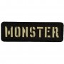 Шеврон Monster Laser Cut черный 