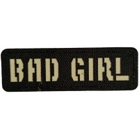 Шеврон Bad girl Laser Cut черный