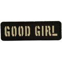 Шеврон Good girl Laser Cut чорний