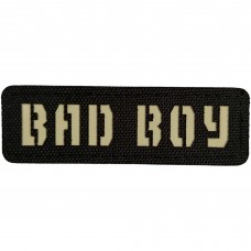 Шеврон Bad boy Laser Cut черный