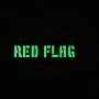 Шеврон Red Flag Laser Cut черный 