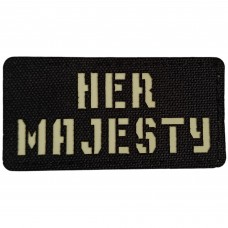 Шеврон Her majesty Laser Cut 