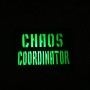 Шеврон Chaos coordinator Laser Cut черный