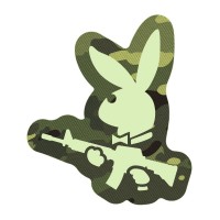 Шеврон сержант Зайчик (Playboy) мультикам