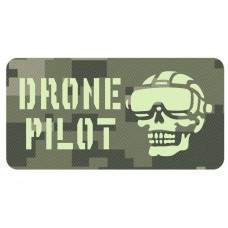 Шеврон Drone pilot пиксель