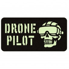 Шеврон Drone pilot чорний