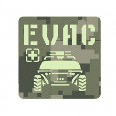 Шеврон EVAC пиксель