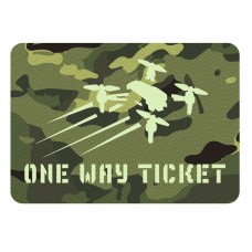 Шеврон One way ticket мультикам