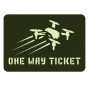 Шеврон One way ticket олива