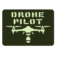 Шеврон Drone pilot Mavic олива