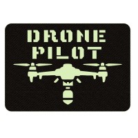 Шеврон Drone pilot Mavic чорний