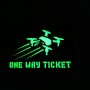 Шеврон One way ticket піксель