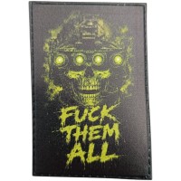 Шеврон Fuck them all Нічне бачення
