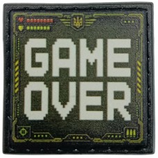 Шеврон геймерський Game Over