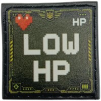 Шеврон геймерський Low HP 