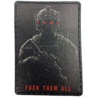 Шеврон Fuck them all Нічне бачення