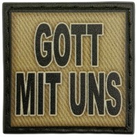 Шеврон Gott mit uns олива