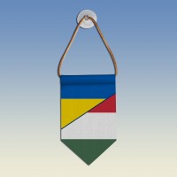  Вимпел з прапорами Україна - Угорщина