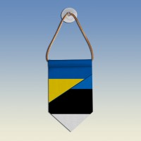 Вымпел с флагами Украина - Эстония