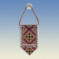 Вымпел с вышиванкой Закарпаття 
