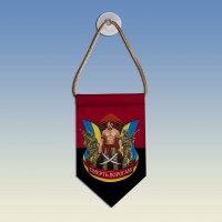 Вымпел Смерть ворогам червоно-чорний