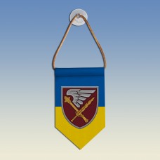 Вымпел с эмблемой 7 корпус десантно-штурмових військ ВСУ