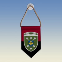 Вымпел с эмблемой 18 окремої бригади армійської авіації ВСУ