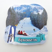 Магніт на холодильник зимовий Буковель №2
