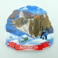 Магнит на холодильник зимний Буковель №19
