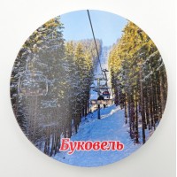 Сувенирная тарелка 160 мм Буковель №8