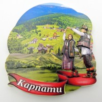 Магнит на холодильник летние Карпаты