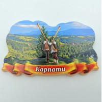 Магнит на холодильник Карпаты трембиты