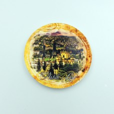 Сувенирная тарелка с плоским дном 110 мм Львов