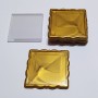 Акрилова заготовка квадрат Фігурна рамка 65*65 мм (золотиста)