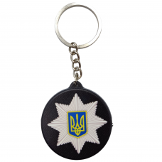 Брелок резиновый Национальная полиция Украины