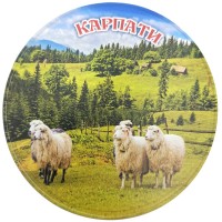 Гумова підставка під гаряче Карпати