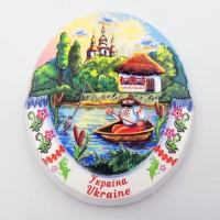 Керамічний магніт Україна Рибалка