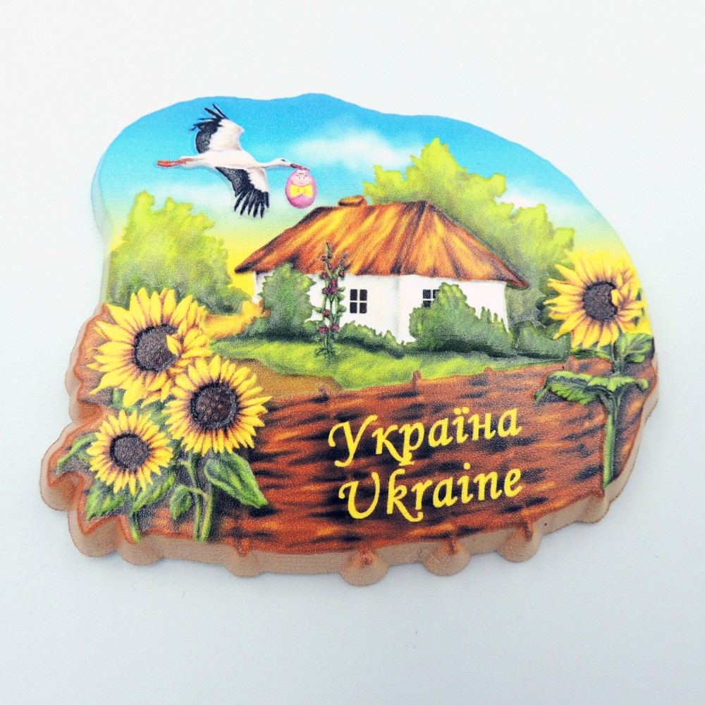 Керамический магнит Украина Хатка