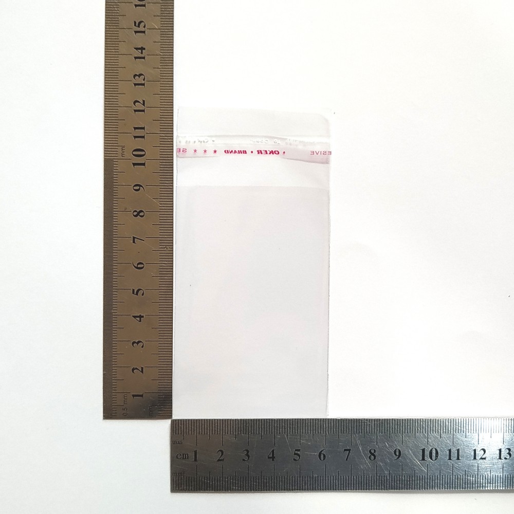 Пакет полипропиленовый 60*90 мм с клеевой лентой