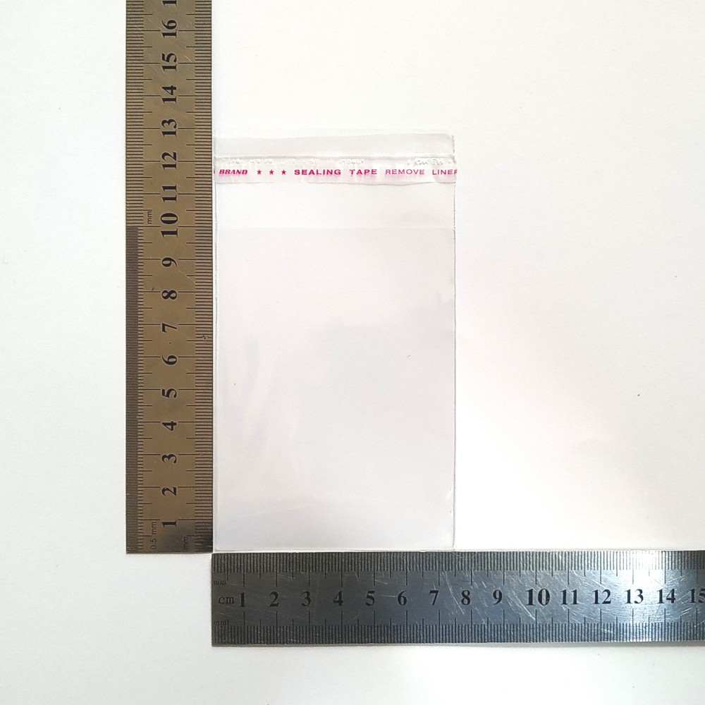 Пакет поліпропіленовий 75*100 мм з клейовою стрічкою