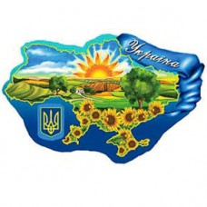 Керамическая заготовка для магнита - Карта Украины