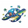 Деревянный пазл головоломка для детей и взрослых животные Морская Черепаха