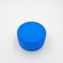 Складной стаканчик голубого цвета без изображения 130 мл