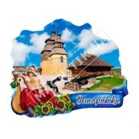 Магніти полікерамічні. Запоріжжя. Козак і бандура