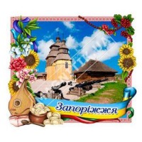 Керамические магниты, Запорожье. Цветы, бандура, вареники