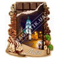 Полікерамічні магніти. Шоколад. Львів