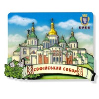 Деревянный магнитик. Софийский собор. Киев