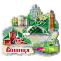 Керамічні магніти. Набір пам’яток. Вінниця