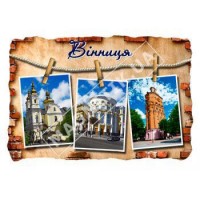 Магниты из поликерамики. Винница. Фото на прищепках
