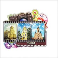 Керамічні магніти. Луцьк. Кінострічка